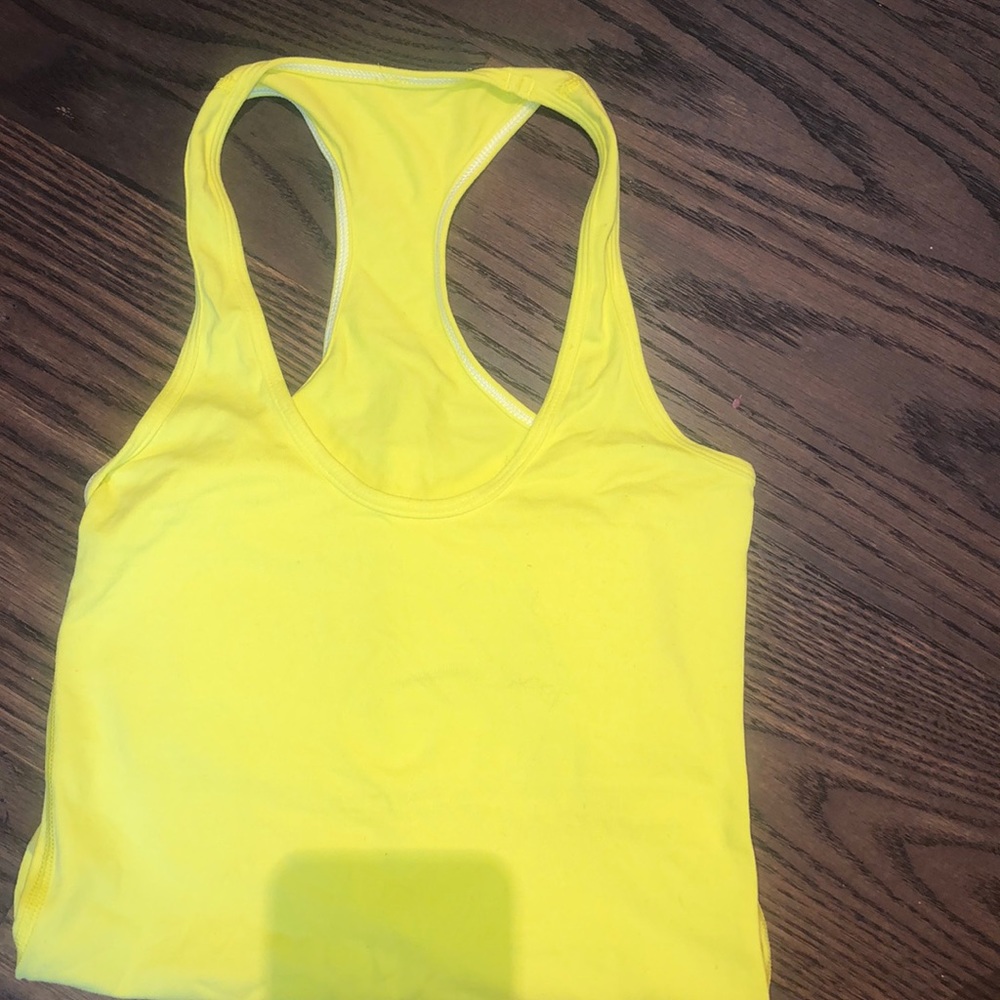 Yellow Lululemon tank